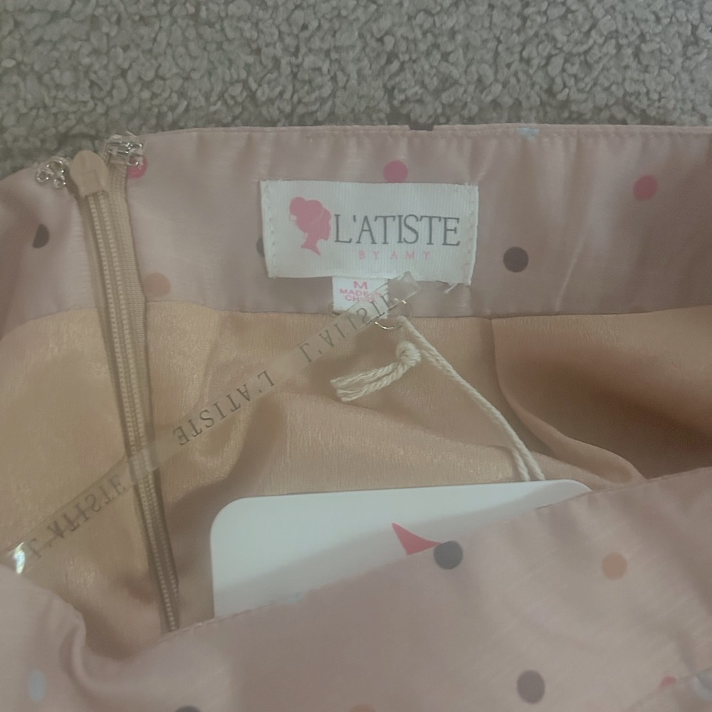 Two piece set, brand new with tags, puffy off the shoulder sleeves.